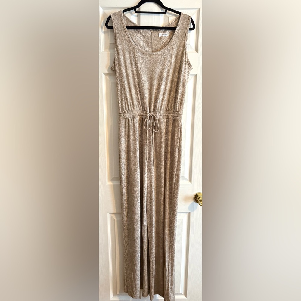 Calvin Klein Tan Jumpsuit